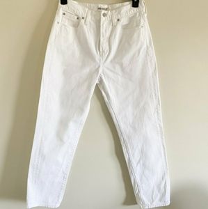 Madewell Perfect Summer White High-Waist  Denim Jean